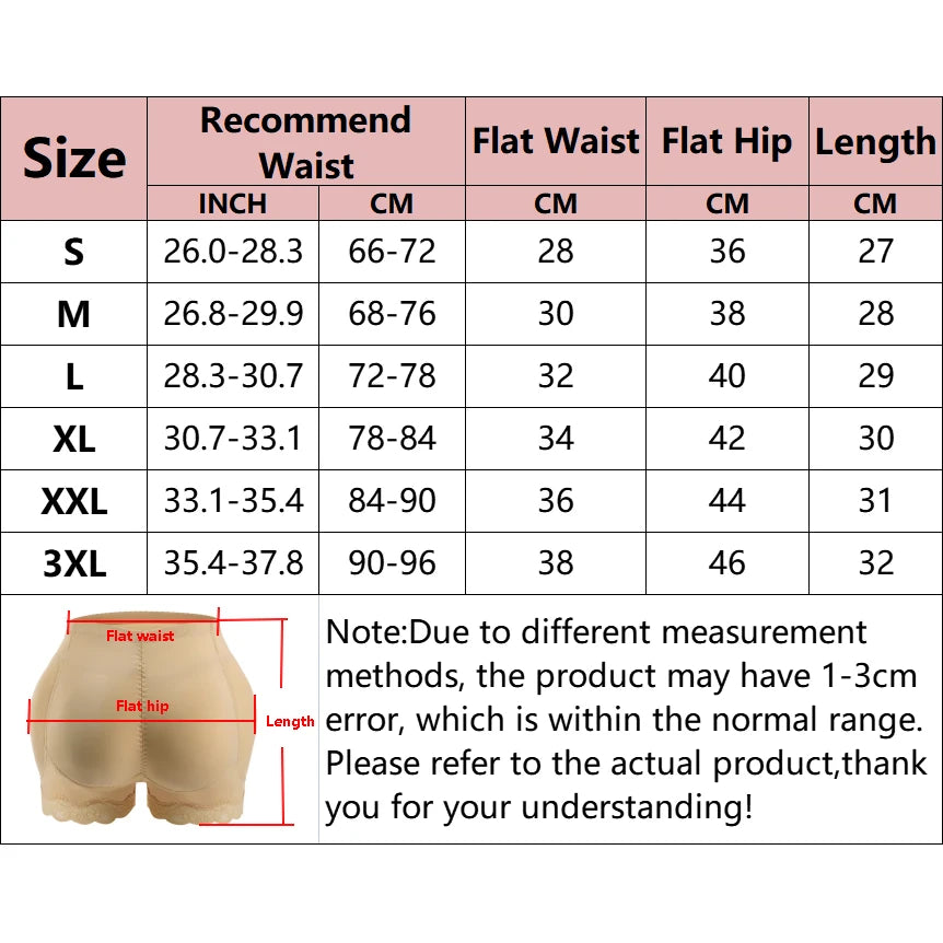 Padded Butt Lifter - Butt Enhancer Body Shapewear