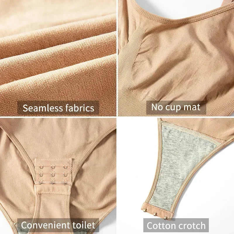 Seamless Shaping Shapewear Bodysuit - Tummy Control Butt Lifting Slimmer Body Shaper