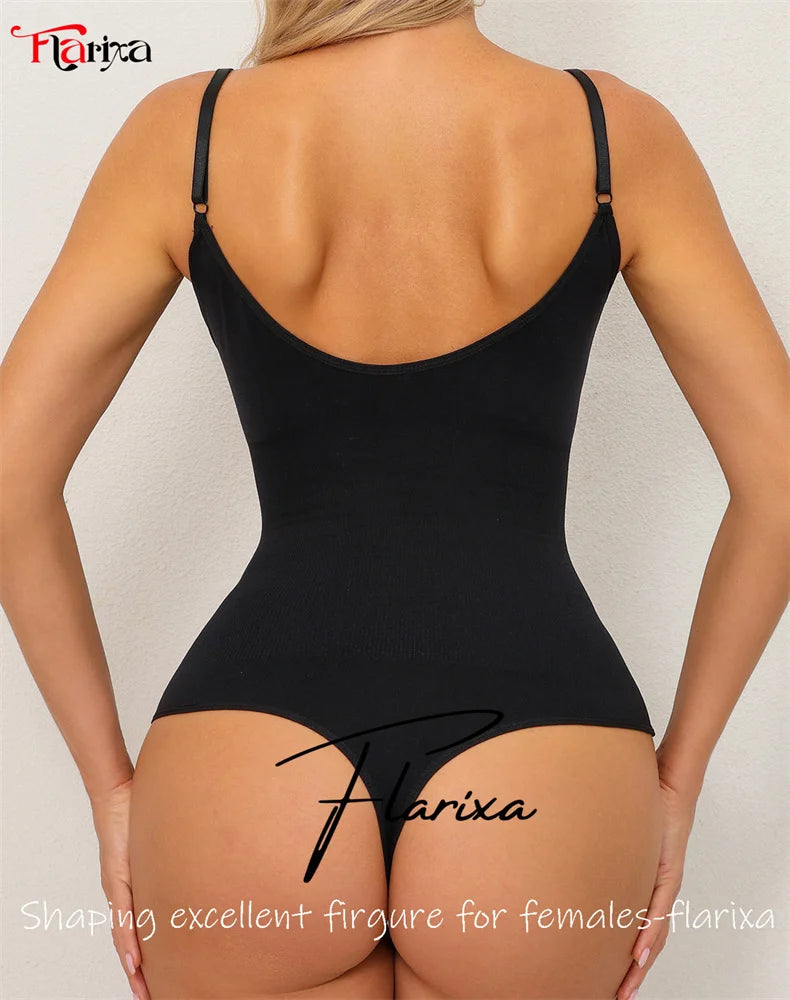 Seamless Shapewear Bodysuit - Sculpting Breast Slimming Underwear