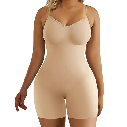 Bodysuit for Tummy Control - Seamless High Waist Flat Belly Shapewear
