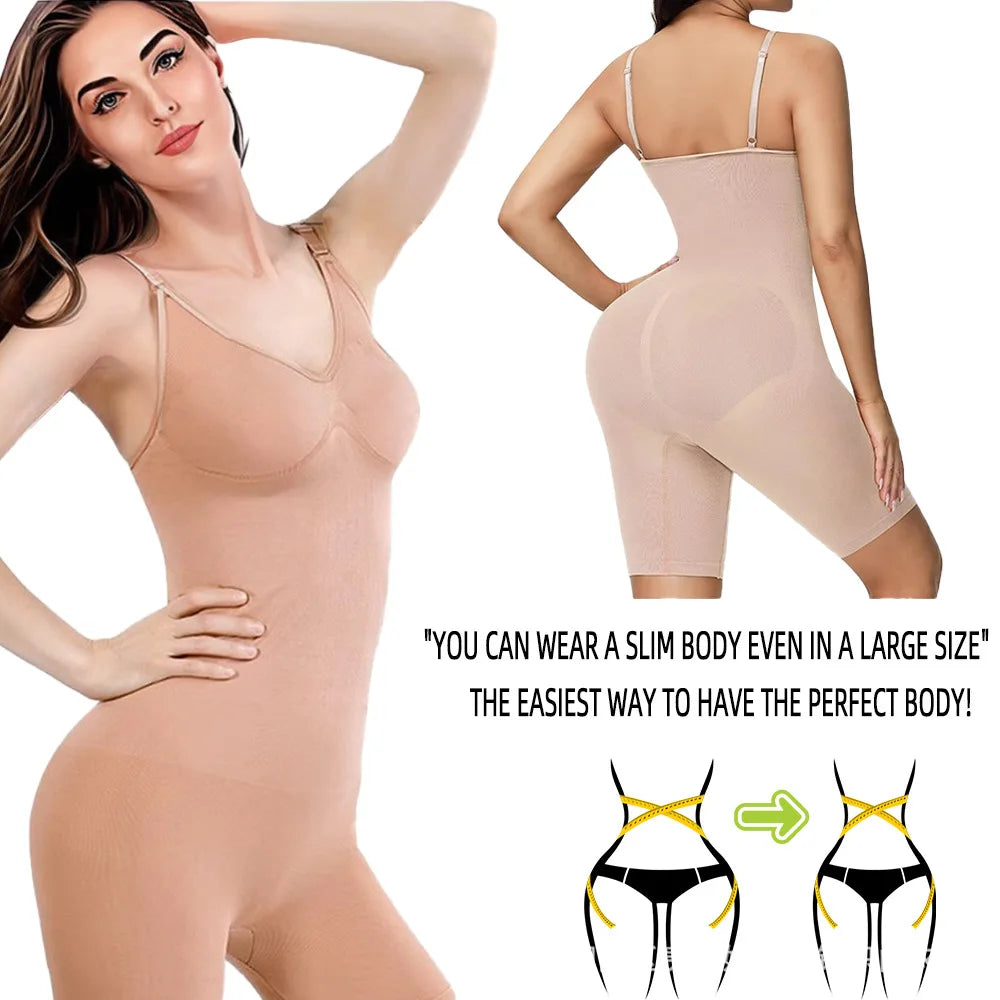 One-piece Women's Shapewear - Hip Lift Elastic Corset Body Piece