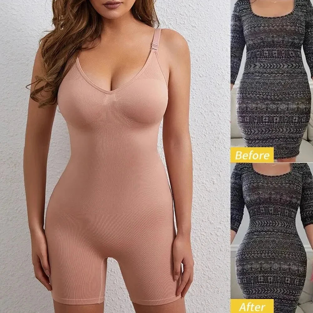 One-piece Women's Shapewear - Hip Lift Elastic Corset Body Piece