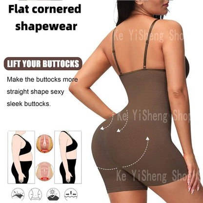 One-piece Women's Shapewear - Hip Lift Elastic Corset Body Piece