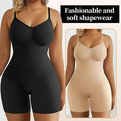 Bodysuit for Tummy Control - Seamless High Waist Flat Belly Shapewear