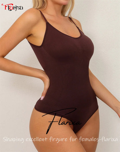 Seamless Shapewear Bodysuit - Sculpting Breast Slimming Underwear